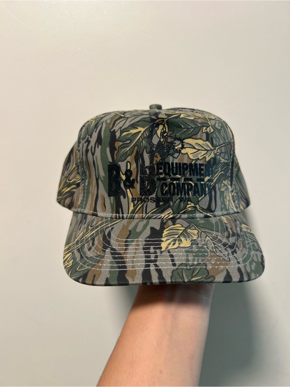 B&E Equipment Company Camouflage Baseball Cap - Green